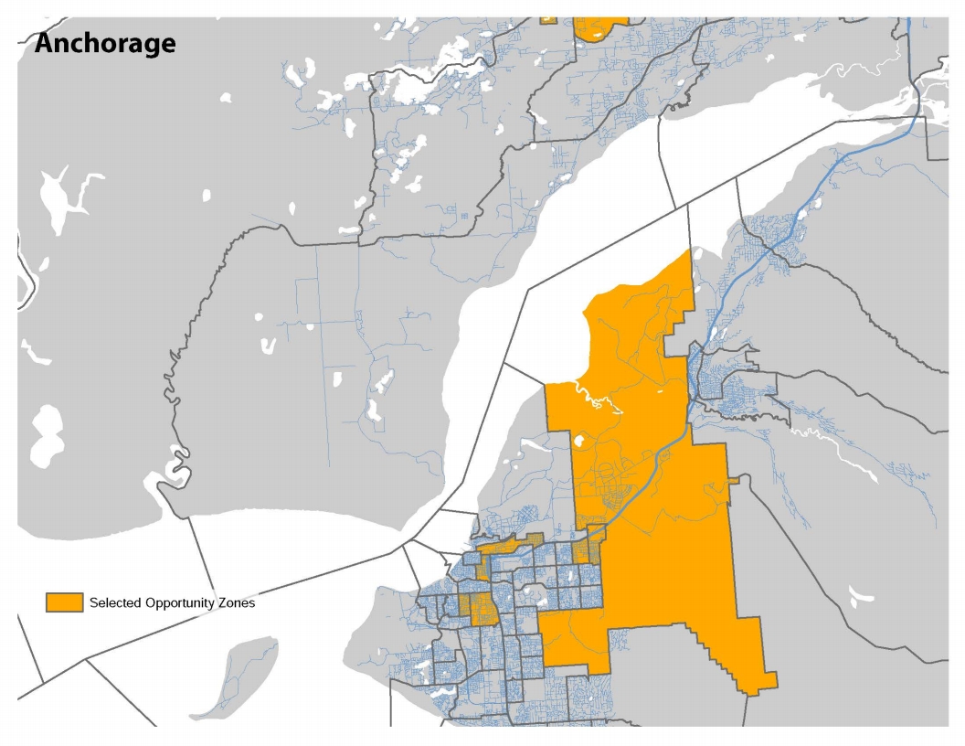 Anchorage Opportunity Zone Map